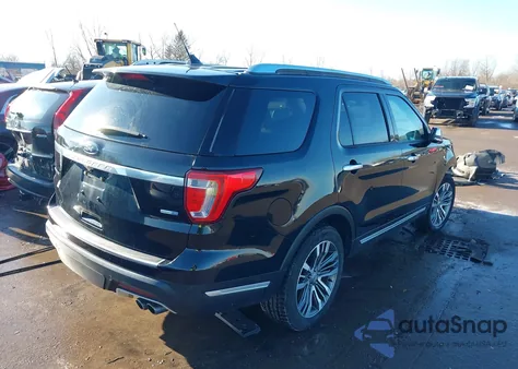 2018 Ford Explorer Platinum z USA, uszkodzony, nr VIN 1FM5K8HT2JGC04056